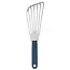Déglon Flexibele spatel met gleuven – ergonomisch ontwerp – roestvrijstaal – blauw handvat – 28 cm