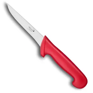 Déglon Uitbeenmes – Smal Lemmet – Ergonomisch Rood Handvat – 13 cm – Vaatwasmachinebestendig