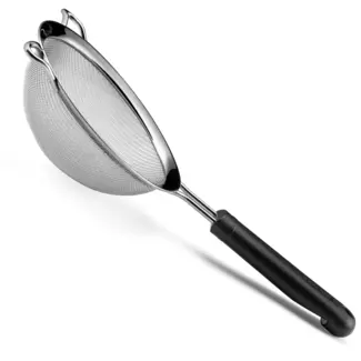 Déglon Keukenzeef – Ø 14 cm – Stop'Glisse® – RVS – Zwart Handvat Déglon Keukenzeef – Ø 14 cm – Stop'Glisse® – RVS – Zwart Handvat