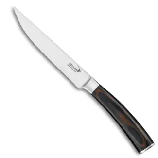 Déglon Steakmes 12 cm – Luxe Hout & Uniek Kartel – Ergonomisch Design