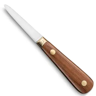 Déglon Traditioneel oestermes – Koperen details – Bubingahout – 7 cm lemmet – 53 HRC
