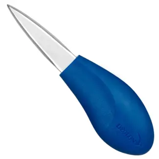 Déglon Ergonomisch oestermes – roestvrij staal – 5 cm – blauw Déglon Ergonomisch oestermes – roestvrij staal – 5 cm – blauw