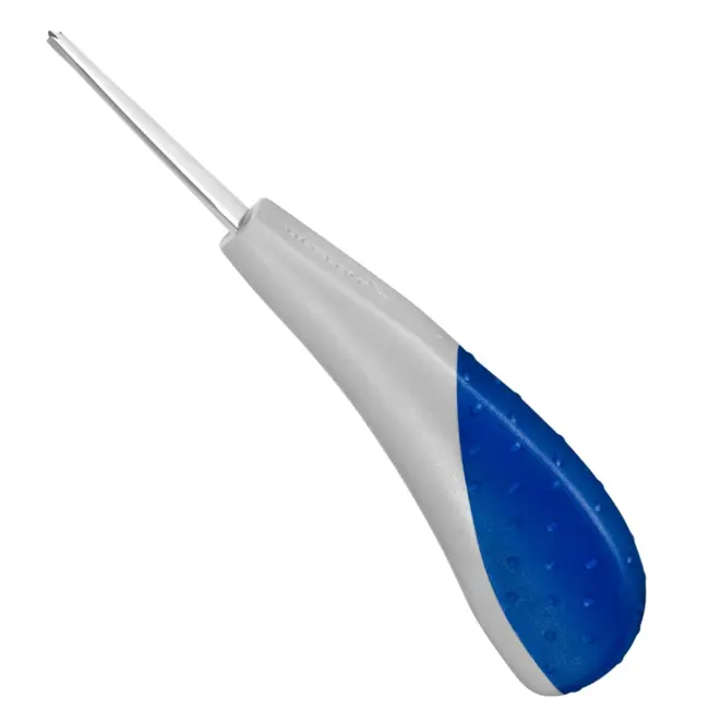 Déglon Ergonomisch oestermes – Veilig en efficiënt – Drietandig lemmet – Blauw/grijs – 5 cm lemmet – Levenslange garantie