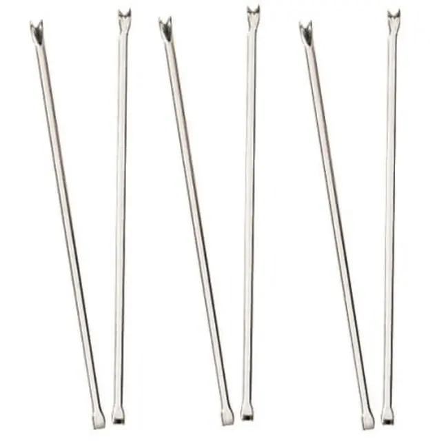 Déglon Set kreeftenvorken – roestvrij staal – vaatwasmachinebestendig – 19 cm – 6 stuks