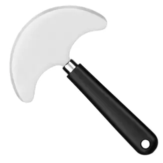 Déglon Kruidenhakker – Schommelvorm – Ergonomisch – Roestvrijstaal – Vaatwasmachinebestendig – 10 cm