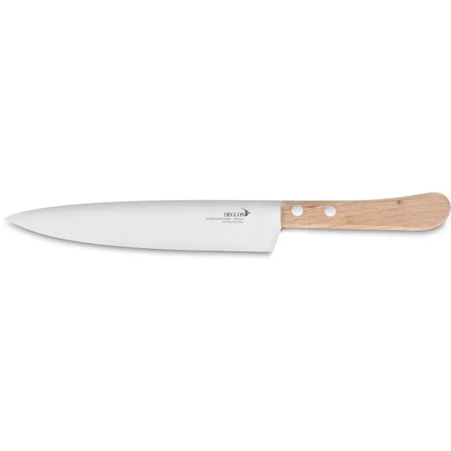 Déglon Koksmes – 20 cm – Beukenhouten Handvat – Eco-vriendelijk – Authentiek Design