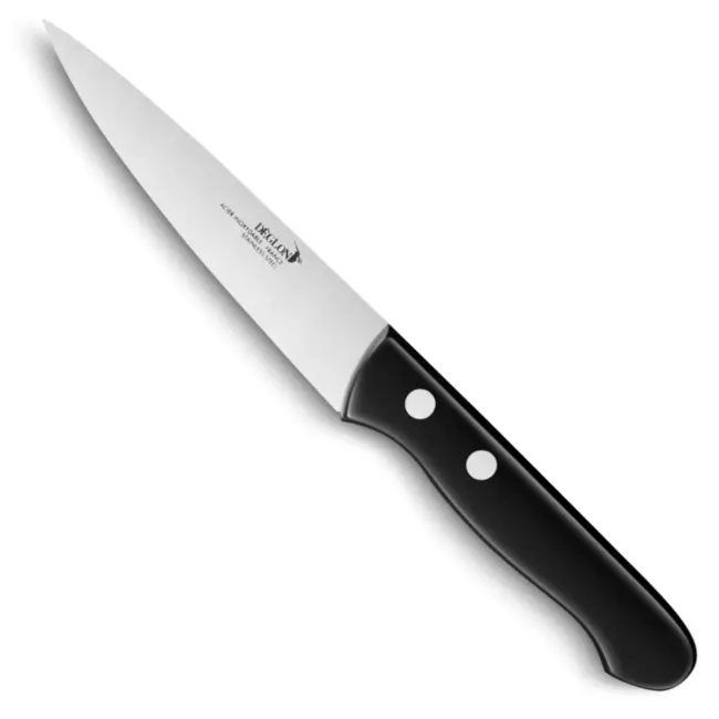 Déglon Officemes – 14 cm – Roestvrijstalen Lemmet – Geperst Houten Handvat – Zwart