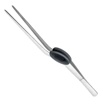 Déglon Gebogen precisiepincet – Comfort grip – 16 cm – Zwart