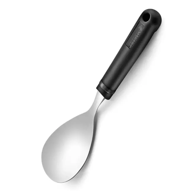 Déglon Serveerlepel – Breed Lepeldeel – Stop'Glisse Handvat – 25 cm – Zwart