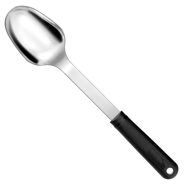 Déglon Lange lepel met antislip handvat – roestvrij staal – zwart – 32,5 cm