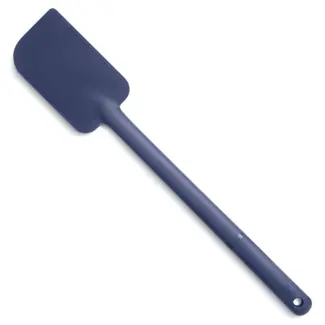 Déglon Hittebestendige spatel 40 cm – siliconen en roestvrijstalen kern – Stop'Glisse antislip – blauw