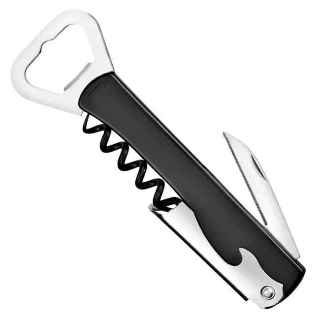 Déglon Limonadier kurkentrekker – Teflon spiraal – ABS handvat – Compact en lichtgewicht – 14,4 cm – Inox