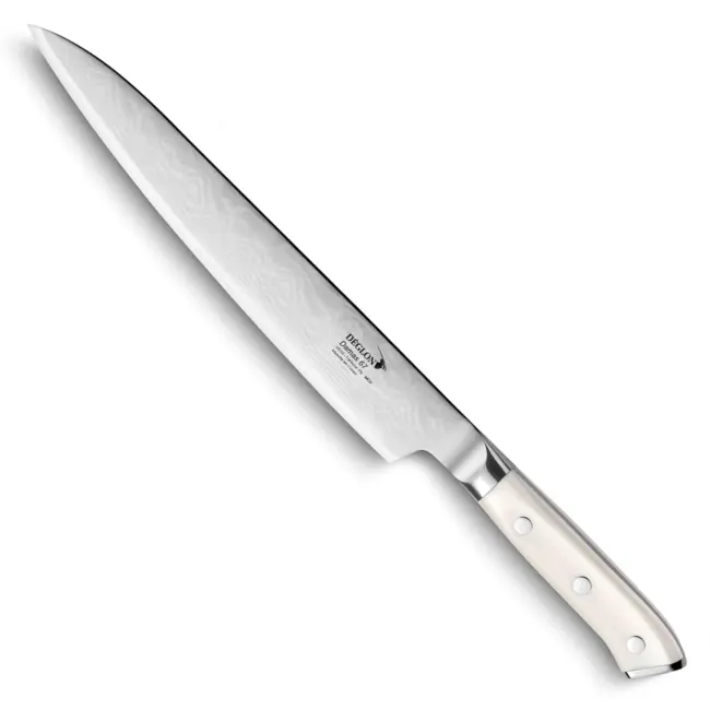 Déglon Vleesmes 23 cm – Damaststaal – Ergonomisch Corian Handvat – Ultieme Snijkwaliteit