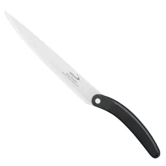 Déglon Fileermes – Flexibel Lemmet – Ergonomisch Hout – 17 cm – Zwart