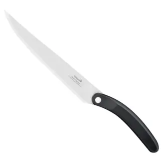 Déglon Vleesmes – Smal Recht Lemmet – Ergonomisch Hout – 21 cm – Zwart