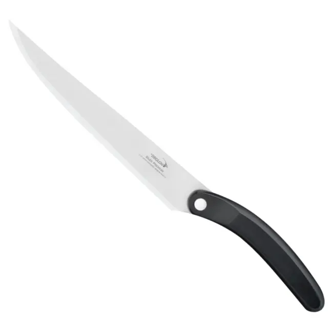 Déglon Vleesmes – Smal Recht Lemmet – Ergonomisch Hout – 21 cm – Zwart