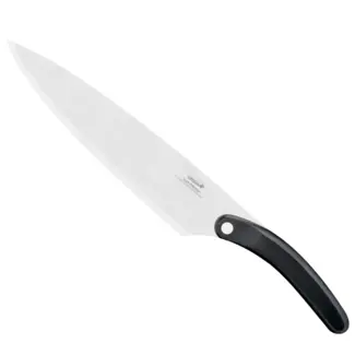 Déglon Koksmes – Breed Lemmet – Ergonomisch Hout – 24 cm – Zwart