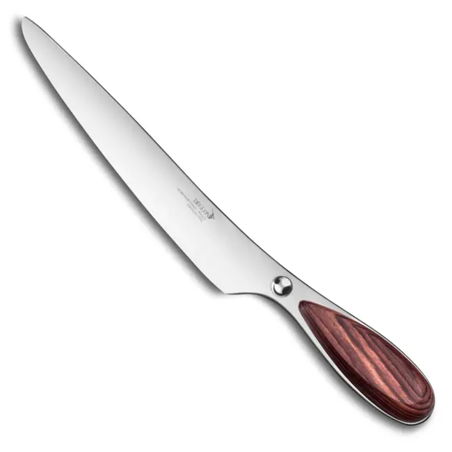 Déglon Vleesmes 19 cm – Roestvrij Staal – Palissander Handvat – Duurzaam en Comfortabel