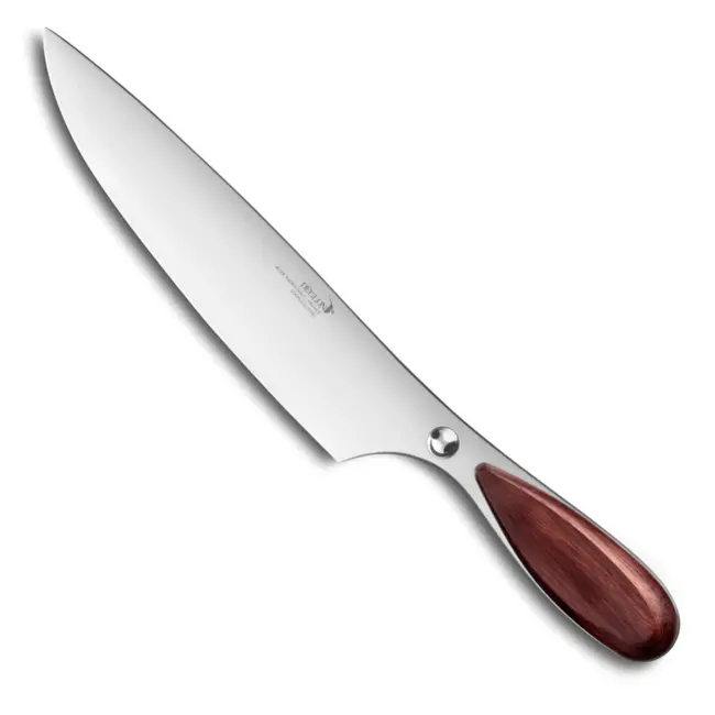 Déglon Koksmes – Breed Lemmet – Palissander Handvat – 20 cm – Duurzaam Design