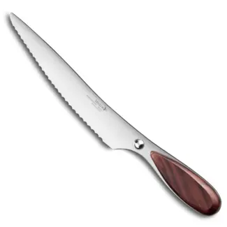Déglon Broodmes 19 cm – Innovatief Design – Palissanderhouten Handvat – Fijngetande Snede Déglon Broodmes 19 cm – Innovatief Design – Palissanderhouten Handvat – Fijngetande Snede