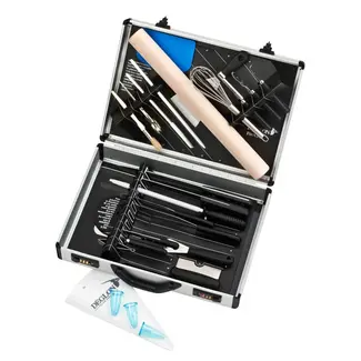 Déglon Patisseriekoffer – Aluminium & ABS – 2 Plateaus – Leeg – Veilig & Lichtgewicht