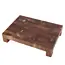 Déglon Snij- en serveerplank – acaciahout – met voetjes – 31x22 cm