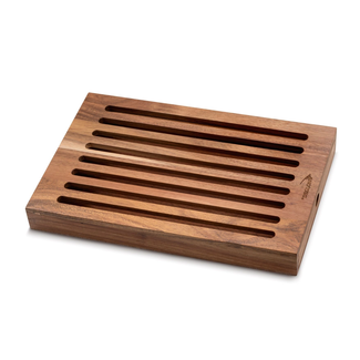 Déglon Broodplank met kruimelvanger – acaciahout – natuurlijk en praktisch – 41,2x22,8 cm