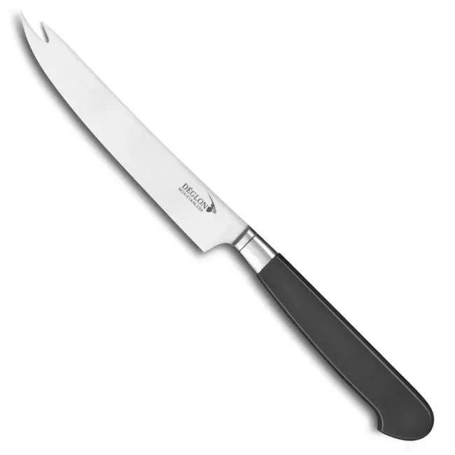 Déglon Kaasmes 13 cm – Traditioneel Design – Duurzaam RVS – Zwart Handvat