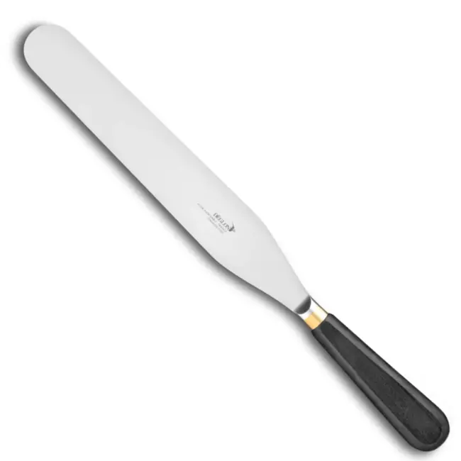 Déglon Flexibel paletmes – 23 cm – ergonomisch beukenhouten handvat – zwart – duurzaam roestvrij staal