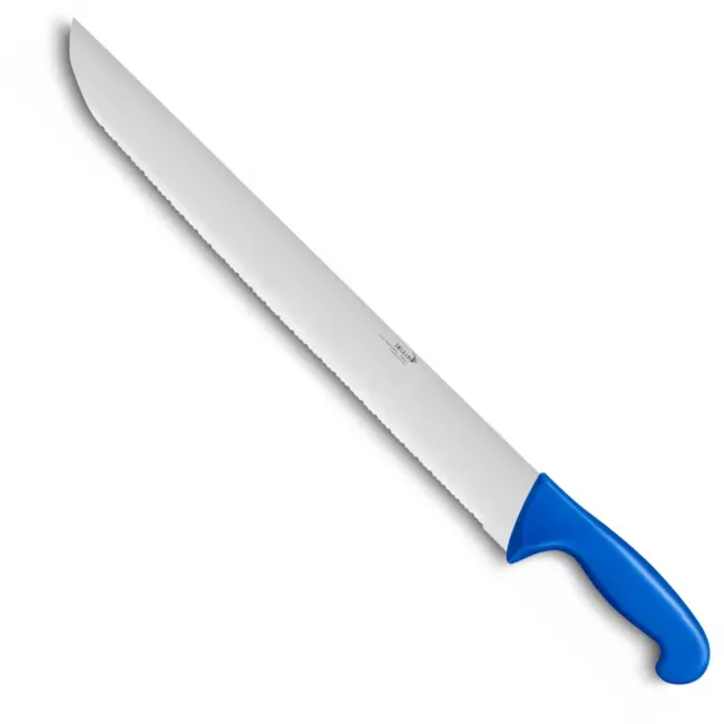 Déglon Visfileermes – Microgetand Lemmet – Ergonomisch Blauw Handvat – 42 cm – Duurzaam en Hygiënisch