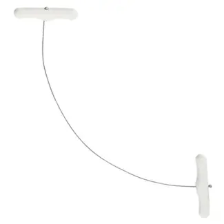 Déglon Botersnijder – Roestvrij staal – 30 cm snijdraad – Wit handvat – Vaatwasmachinebestendig