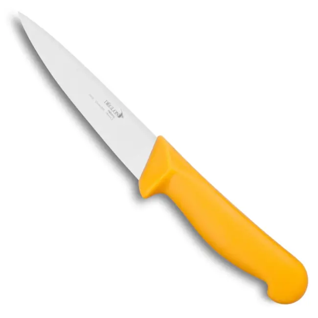 Déglon Compact uitbeenmes – Precisie en comfort – Geel handvat – 14 cm lemmet