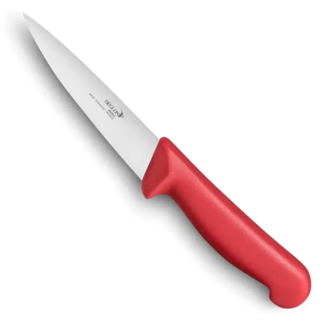 Déglon Uitbeenmes 14 cm – Precisie & Duurzaamheid – Rood Handvat