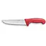 Déglon Slagersmes – Brede Lemmet – Afgeronde Punt – 20 cm – Rood