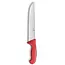 Déglon Vleesmes 25 cm – Ergonomisch Rood Handvat – Roestvrijstaal – Professionele Precisie