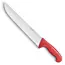 Déglon Vleesmes – 30 cm – Ergonomisch rood handvat – Roestvrijstaal – Vaatwasmachinebestendig