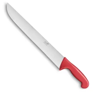 Déglon Vleesmes – 35 cm – Ergonomisch rood handvat – Brede snede – Vaatwasmachinebestendig Déglon Vleesmes – 35 cm – Ergonomisch rood handvat – Brede snede – Vaatwasmachinebestendig