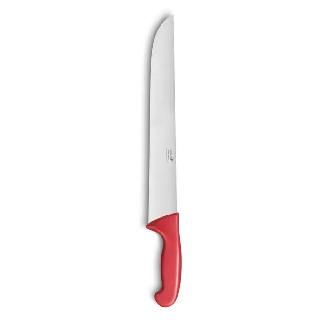 Déglon Vleesmes – 35 cm – Ergonomisch rood handvat – Brede snede – Vaatwasmachinebestendig