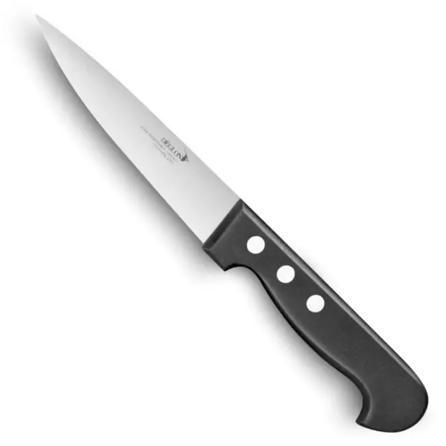 Déglon Uitbeenmes – Breed en Puntig Lemmet – Ergonomisch Kunststof Handvat – 14 cm – Zwart