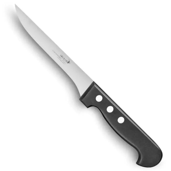 Déglon Uitbeenmes – Smal Lemmet – Ergonomische Grip – 15 cm – Zwart