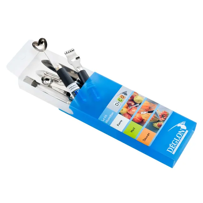 Déglon Decoratieset – Creatieve Fruit- en Groentecreaties – Vaatwasmachinebestendig – Inclusief Opbergdoos