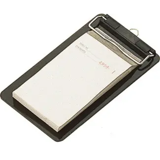 Déglon Semi-transparant acryl clipbord – rookgrijs – compact en stijlvol – 18,4x11 cm