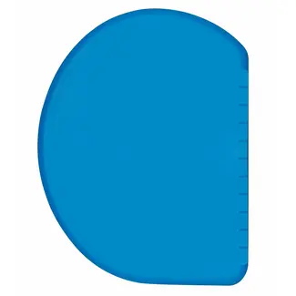 Déglon Halfronde deegschraper – flexibel – temperatuurbestendig – blauw