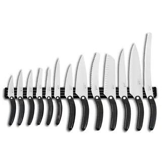 Déglon Magneetstrip 60 cm – Veilig en Ruimtebesparend – Zwart Kunststof – Inclusief Bevestigingsmateriaal