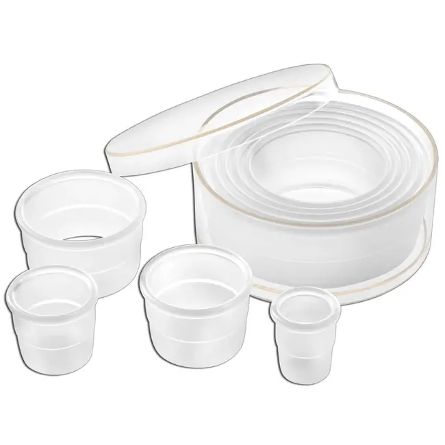 Déglon Set van 9 ronde uitstekers – Hittebestendig polyamide – Voor bakken en serveren – Tot 220°C