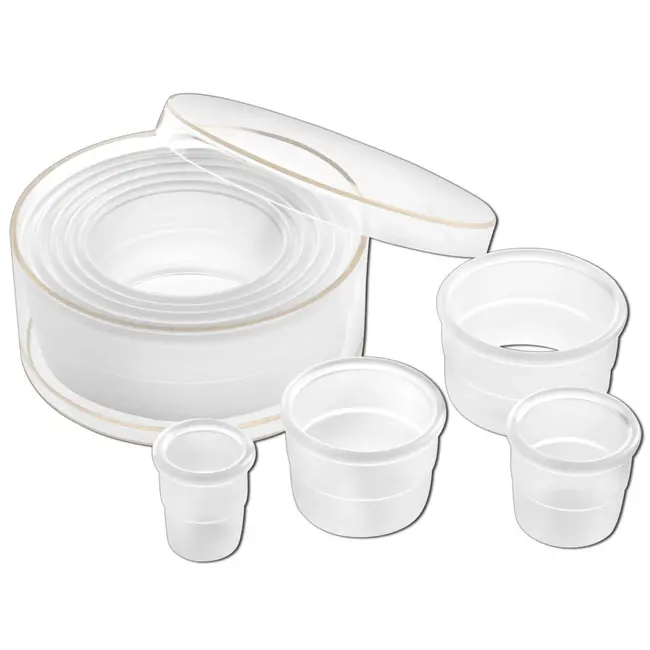 Déglon Set van 9 ronde uitstekers – Hittebestendig polyamide – Voor bakken en serveren – Tot 220°C