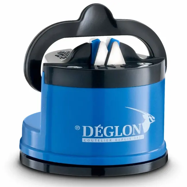 Déglon Handmatige slijper met zuignap – stabiel en precies – blauw – compact formaat