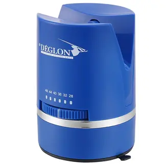 Déglon Handmatige messenslijper – instelbare hoeken – veelzijdig gebruik – blauw