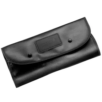 Déglon Messentas met 7 vakken – Stijlvol zwart imitatieleer – Compact en duurzaam ontwerp