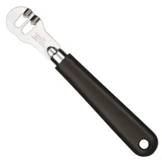 Déglon Dubbele zesteur – roestvrij staal – ergonomisch polypropyleen handvat – 15,5 cm – vaatwasmachinebestendig
